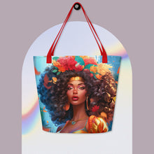 Load image into Gallery viewer, LovesTWS Floral Gal - XLarge Tote Bag
