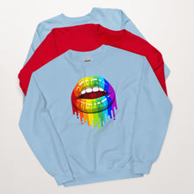 Load image into Gallery viewer, LOVE IS LOVE LIPS - Unisex Sweatshirt Life
